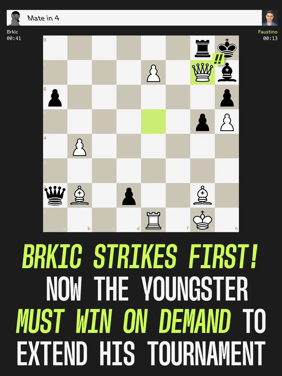 Huge upset: 12-year-old Faustino Oro beats a GM, slide 7 of 17