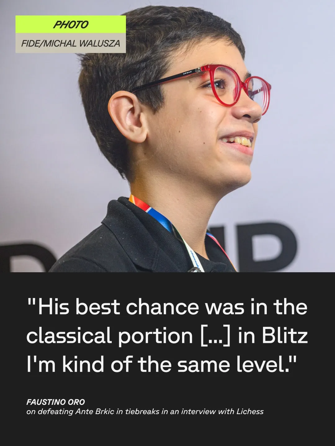Huge upset: 12-year-old Faustino Oro beats a GM, slide 15 of 17